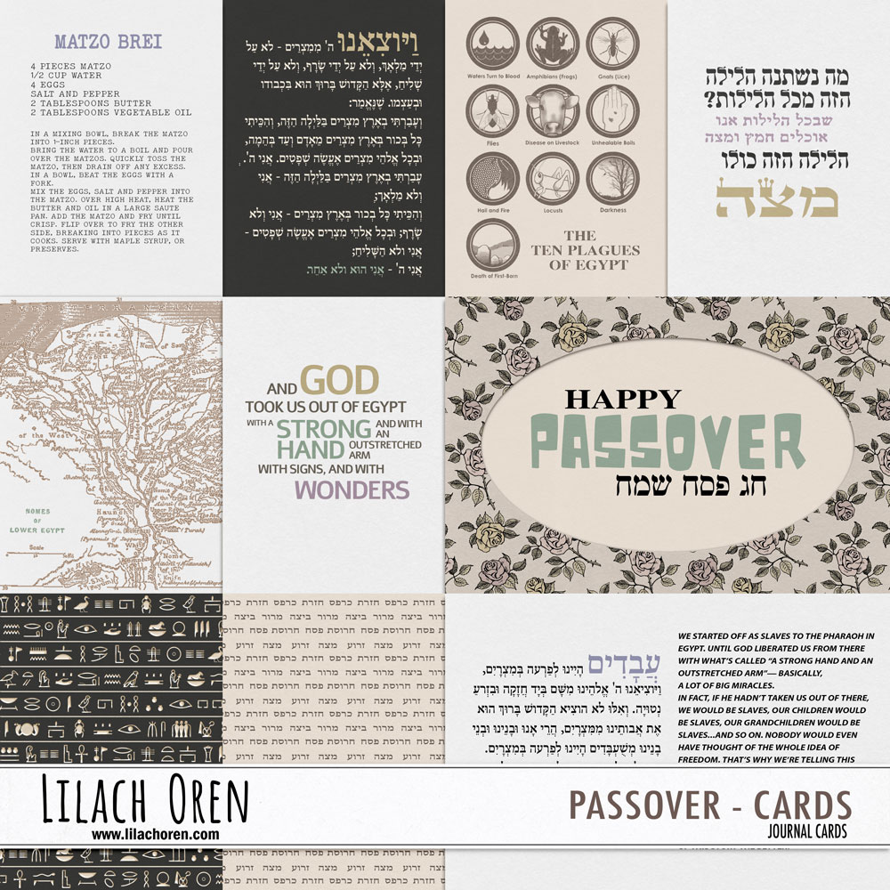 Passover Pocket Cards