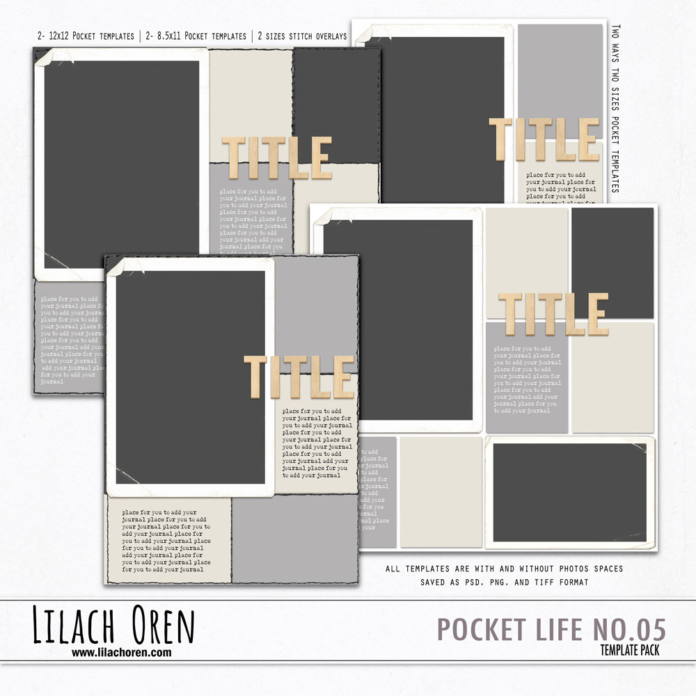 Pocket Life Templates 05 by Lilach Oren