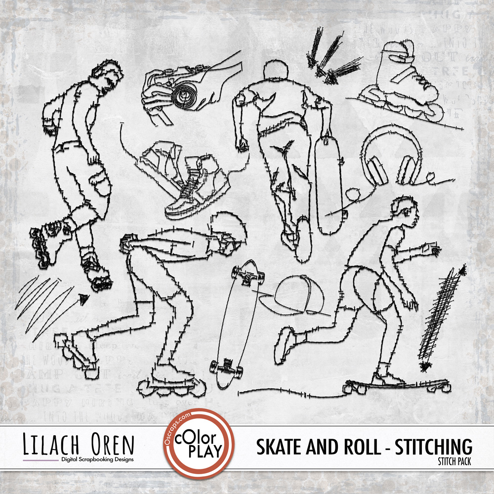 Skate and Roll Stitching