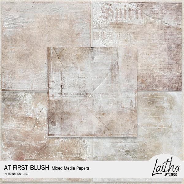 At First Blush - Mixed Media Papers