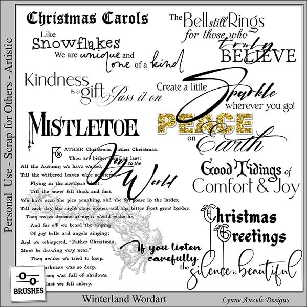 Winterland Wordart