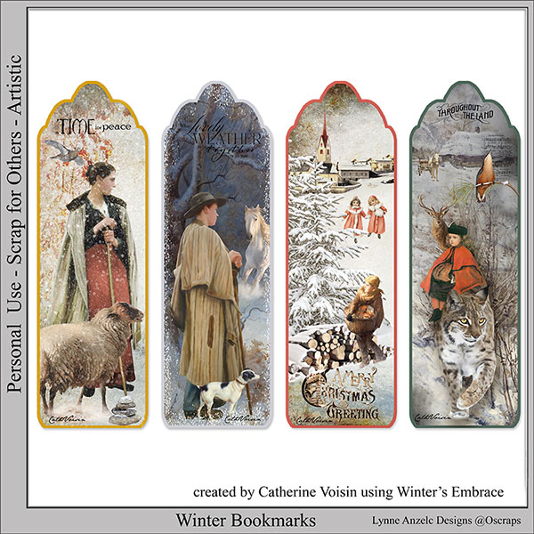 Winters Embrace Gift 02 Bookmarks