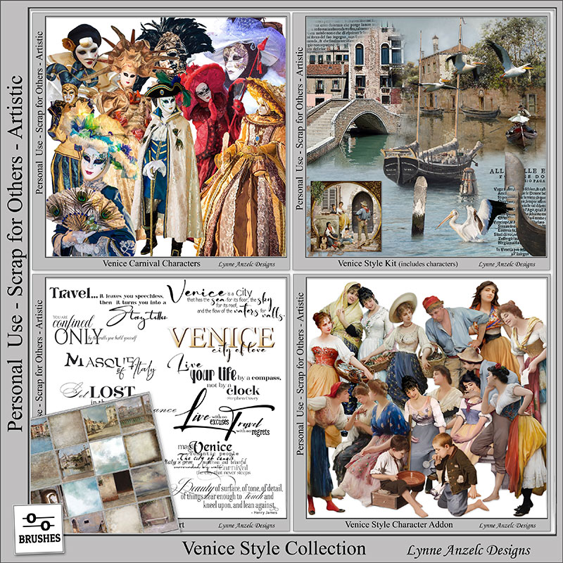 Venice Style Digital Art Collection