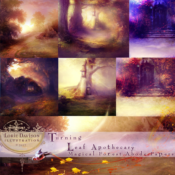 Turning Leaf Apothecary Magical Forest Abode Papers