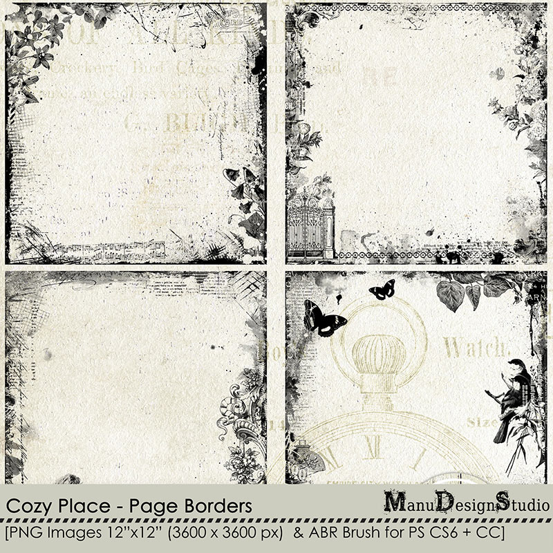 Cozy Place - Page Borders