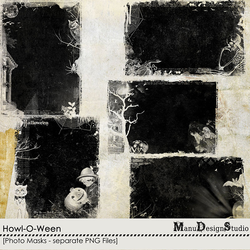Howl-O-Ween - Photo Masks