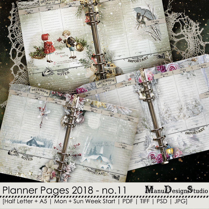 Printable Planner Pages 2018 - No. 11 