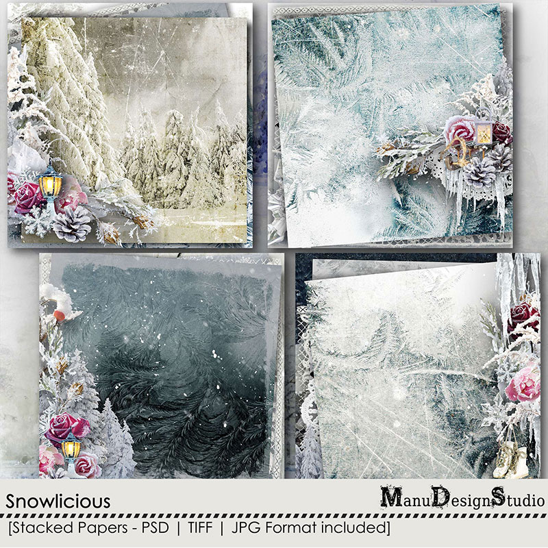 Snowlicious - Stacked Papers