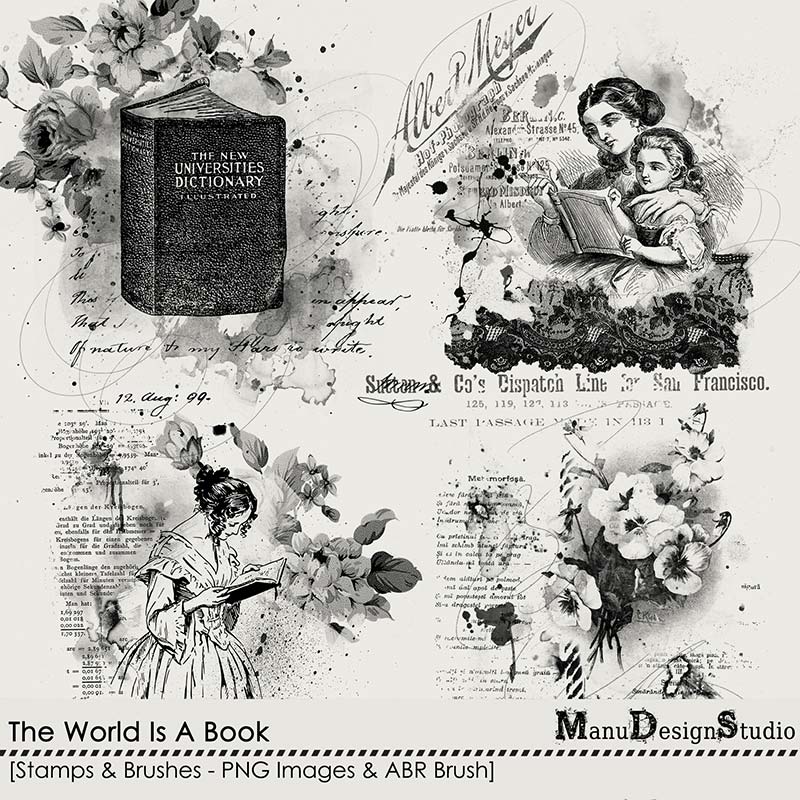 The World Is A Book - Stamps