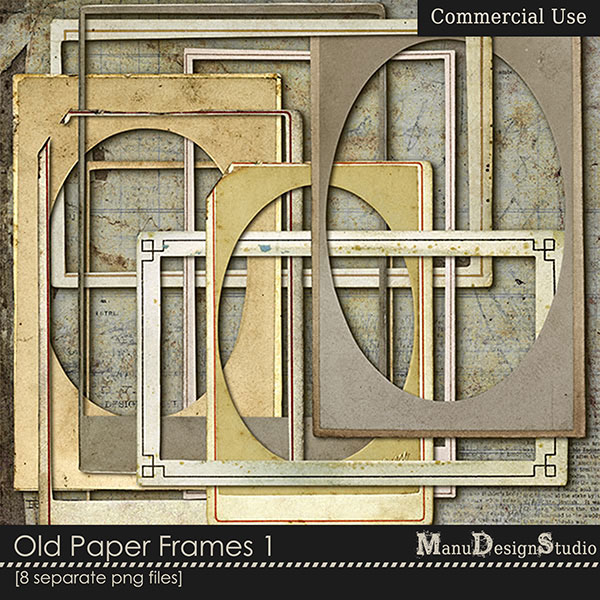 Old Paper Frames- CU
