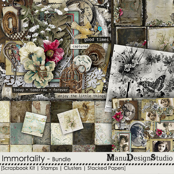 New Digital Scrapbooking Supplies Each Week at Oscraps