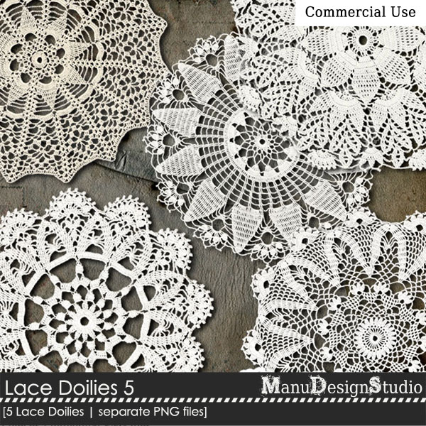 Lace Doilies No. 5 - CU