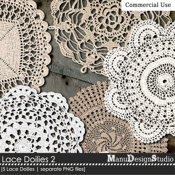 Lace Doilies No. 2 - CU