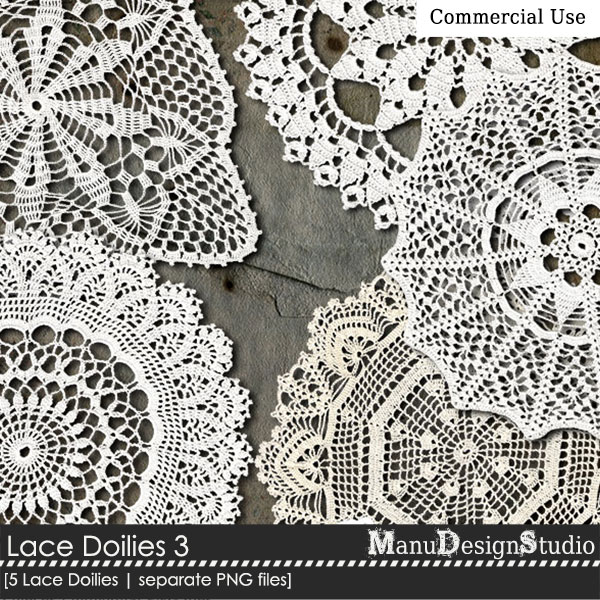 Lace Doilies No. 3 - CU