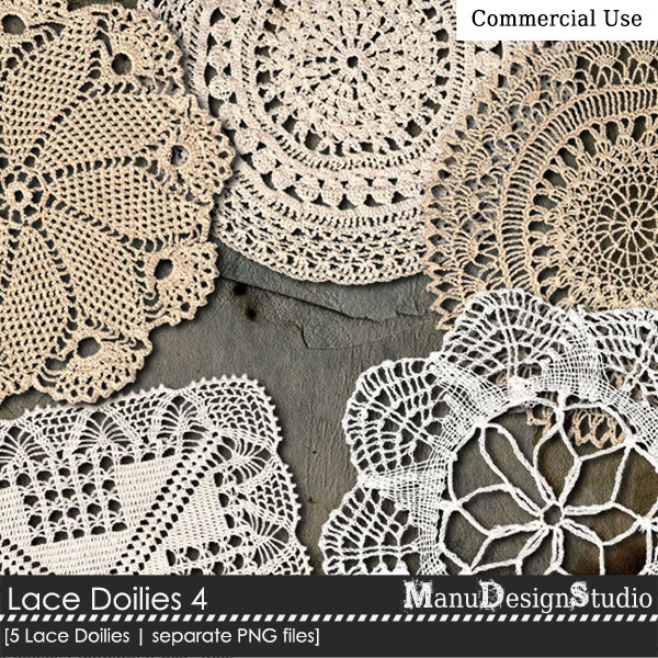 Lace Doilies No. 4 - CU