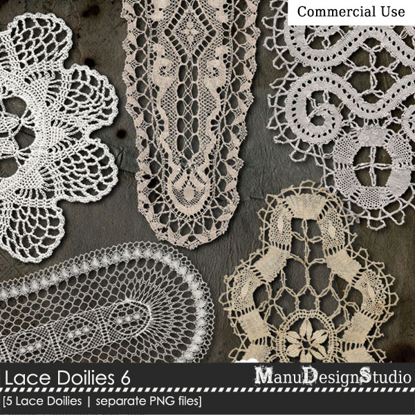 Lace Doilies No. 6 - CU 