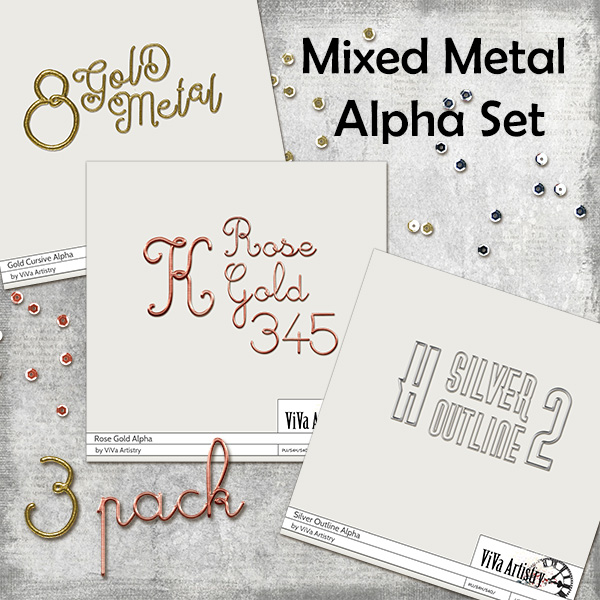 Mixed Metal Alpha Set