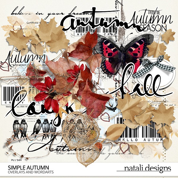 Simple Autumn Overlays