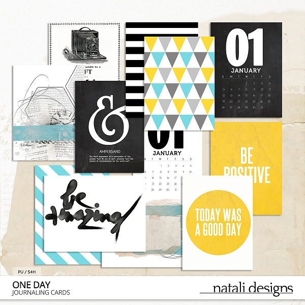 One Day Journaling Cards