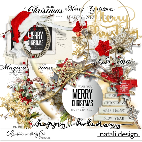 Christmas Delights Overlays