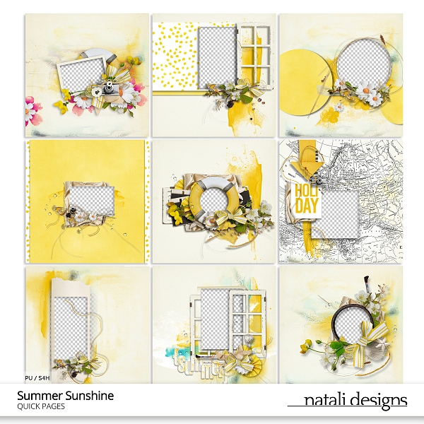 Summer Sunshine Quick Pages