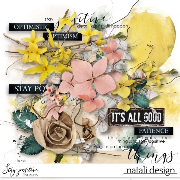 Stay positive Overlays