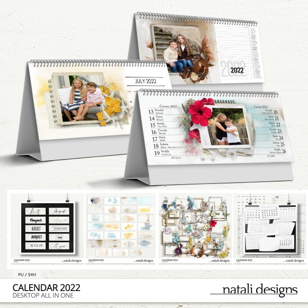 2022 Calendar Table Bundle