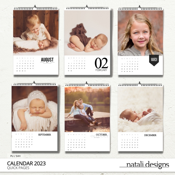 2024 Calendar White