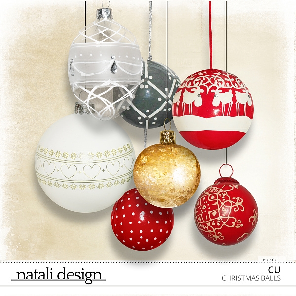 CU Christmas Balls