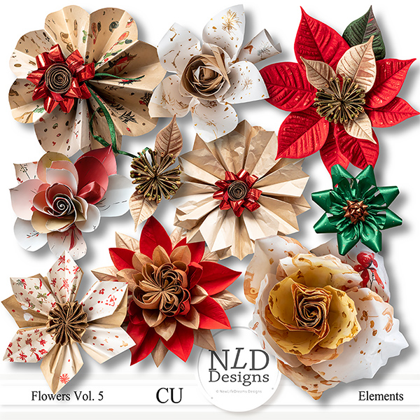 CU Flowers Vol. 5 By NLD Designs