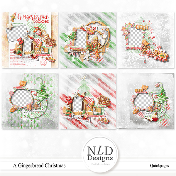 A Gingerbread Christmas Quickpages