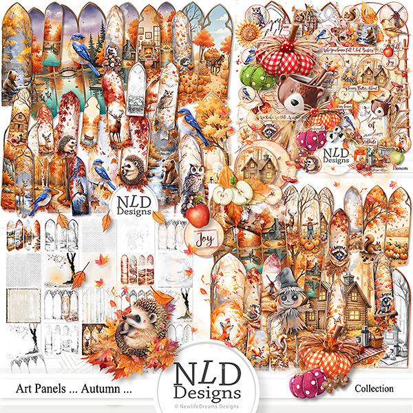 Art Panels...Autumn Collection&Gift By NLD Designs