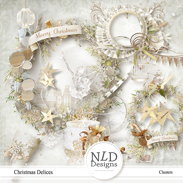 Christmas Delices Cluster Overlays