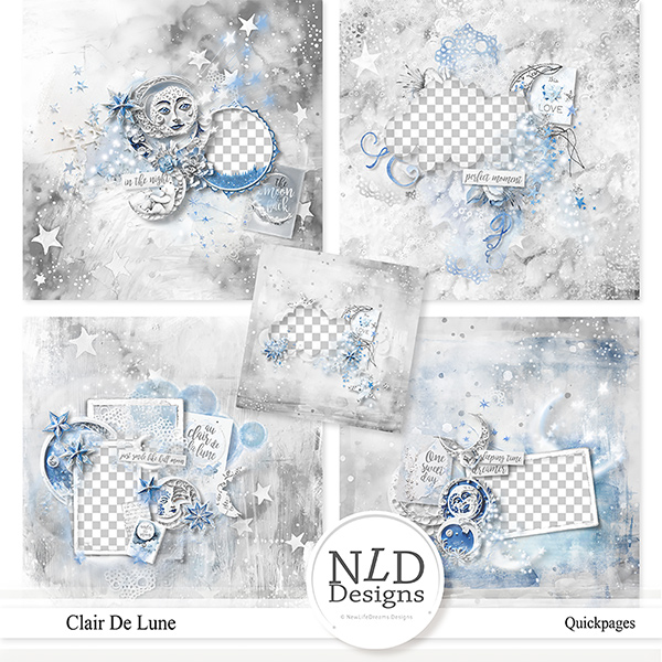 Clair De Lune Quickpages By NLD Designs