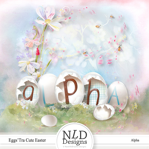 Eggs'tra Cute Easter Alpha