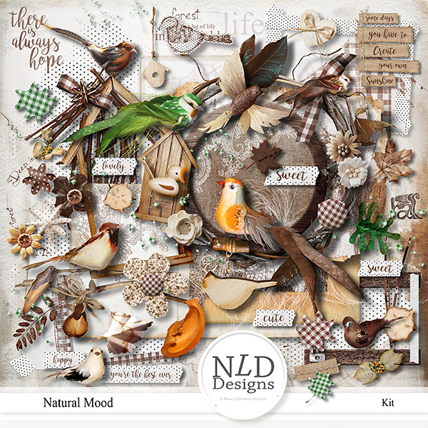 Natural Mood Kit & Free Cards+Alpha