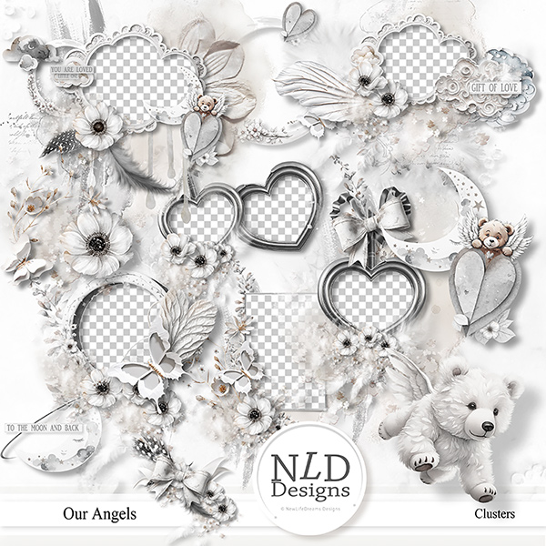 Our Angels Clusters by NLD Designs