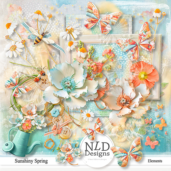 Sunshiny Spring Elements By NLD Designs