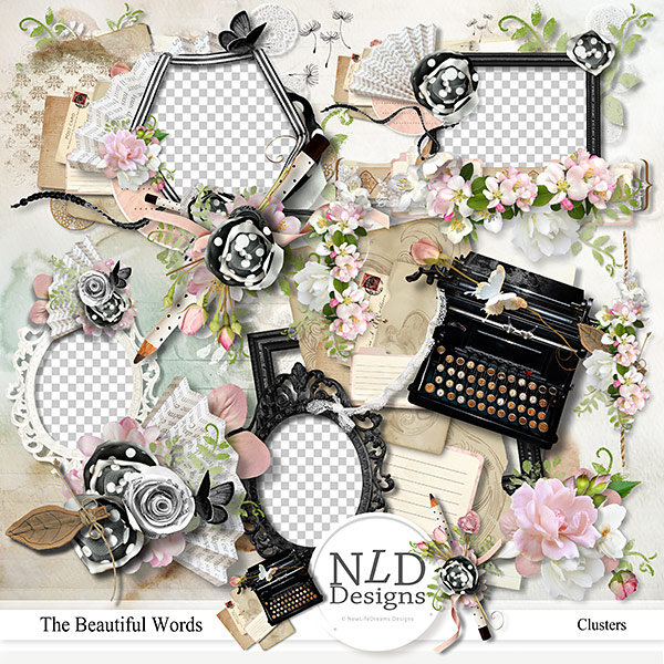 The Beautiful Words Clusters by NLD Designs