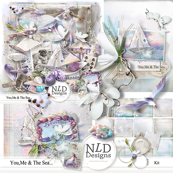 You,Me & The Sea...Kit by NLD Designs