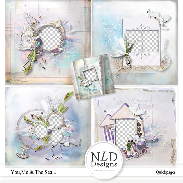 You,Me & The Sea...Quickpages by NLD Designs