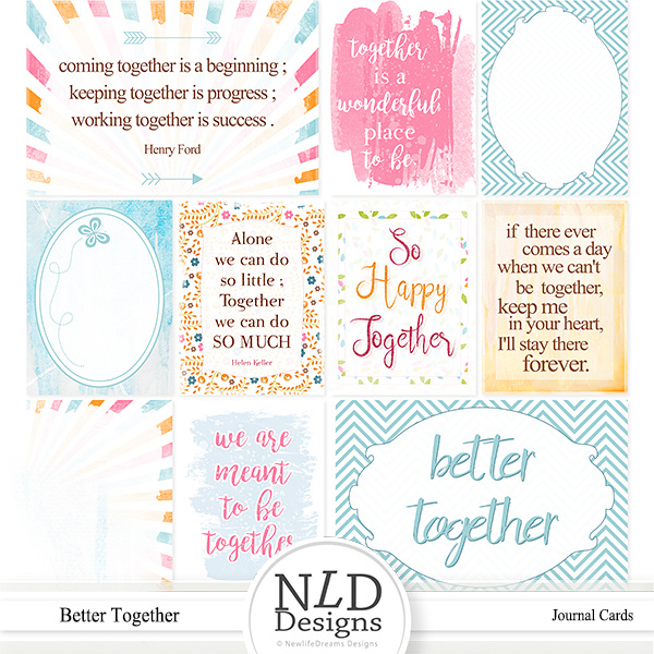 Better Together Journal Cards