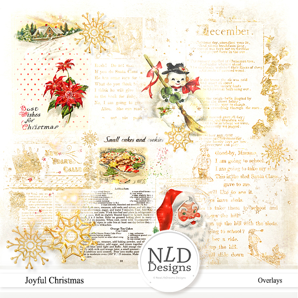 Joyful Christmas Overlays