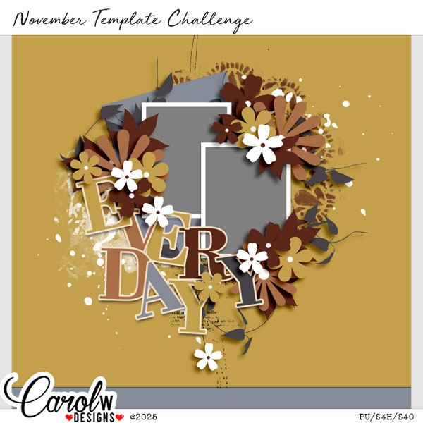 2025 November Template Challenge-CarolW Designs