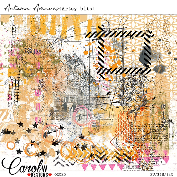 Autumn Avenues-Artsy bits