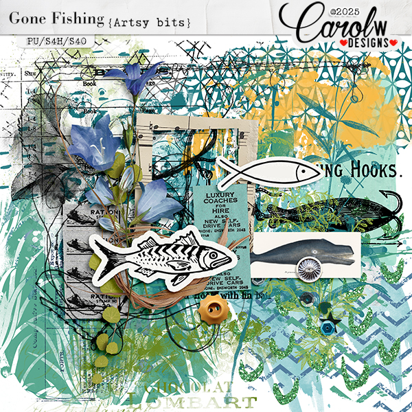 Gone Fishing-Artsy bits