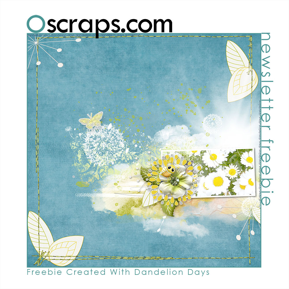 Dandelion Days - Oscraps Mega Collab Gift 01