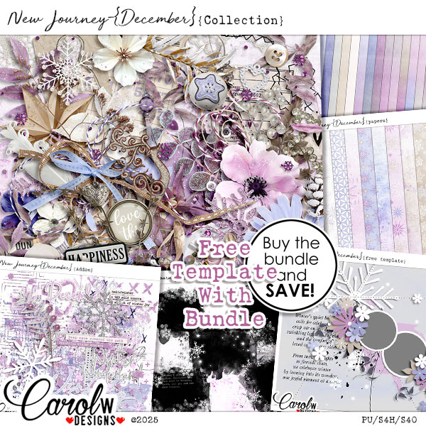 New Journey-{December} Collection+Free template