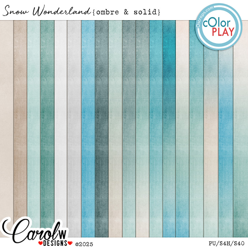 Snow Wonderland-Ombre & Solid