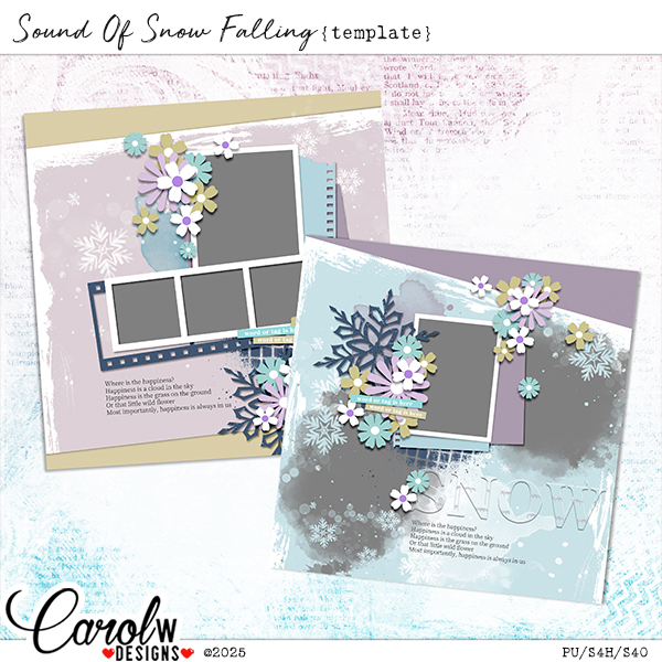 Sound Of Snow Falling-Template